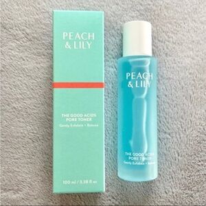 2/$50 🌈 NIB Full Size PEACH & LILY The Good Acids Pore Toner 3.38 oz